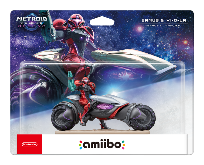 Amiibo Samus e Vi-O-La